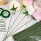 60 Pack Floral Stems Wire for Paper Flower 2 Gauge Flower Stems for Crochet Projects 16 Inch Artificial Green Crafts Wire Wreath Making Supplies for Flores Eterna Flower DIY